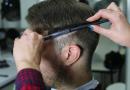 Keskikokoiset miesten hiustenleikkaukset (puolilaatikko, lippalakki, matka)