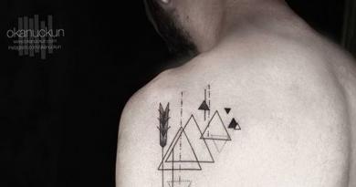 Pomen tetovaže: voda, valovi, kapljice, rosa Oznaka tetovaže v obliki valov
