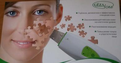 Laitteet kasvojen ultraäänipuhdistukseen Laitteessa on RosZdravNadzorin rekisteröintitodistus